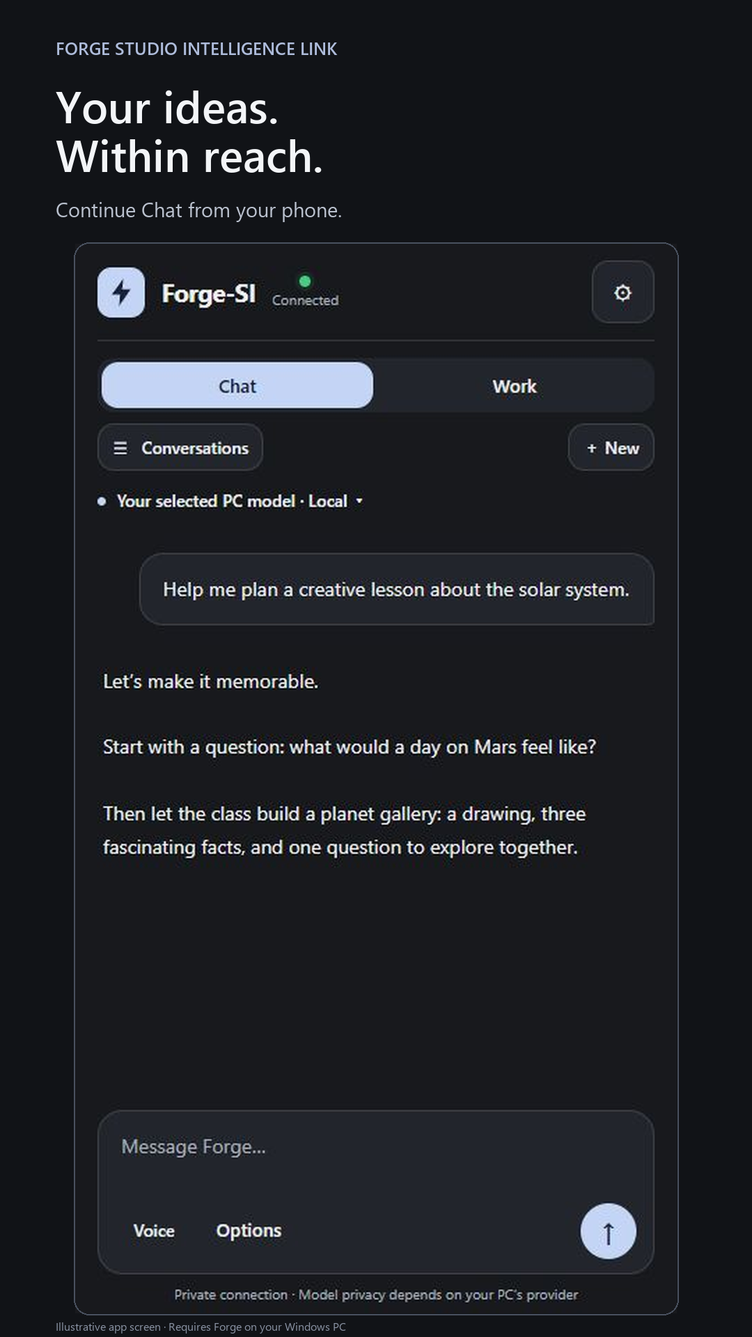 Forge Link: Chat, wherever you are.